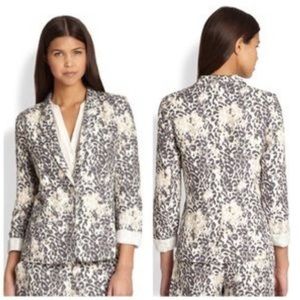 Joie Mehira 100% Linen leopard blazer